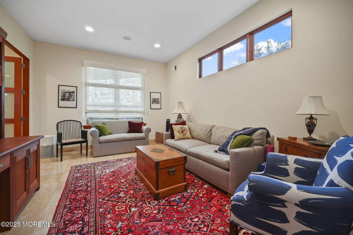 Interior, Living room, Recessed Lighting