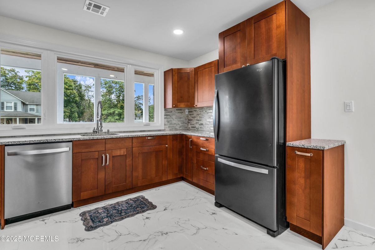 Interior, Kitchen, Marble, Recessed Lighting