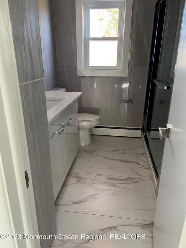 Bathroom, Glass Shower, Interior, Marble