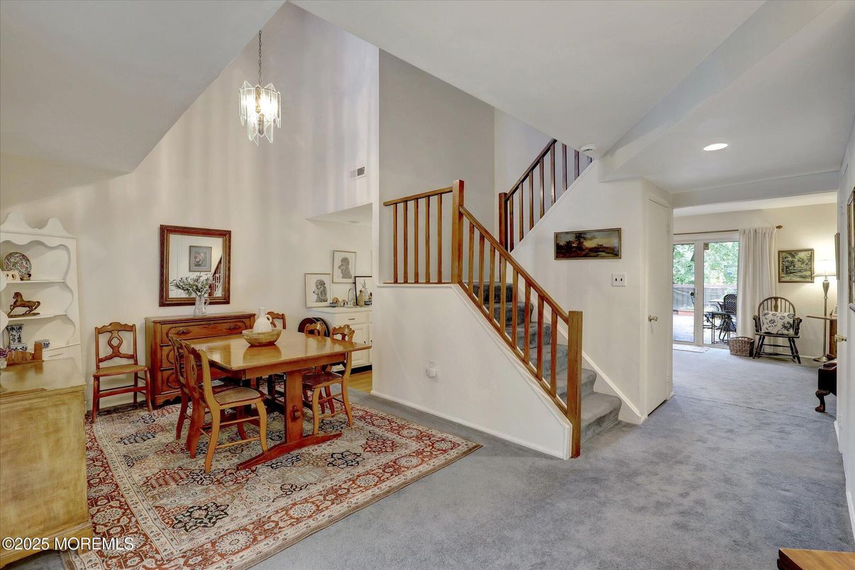 Dining room, Interior, Pendant Lights, Recessed Lighting
