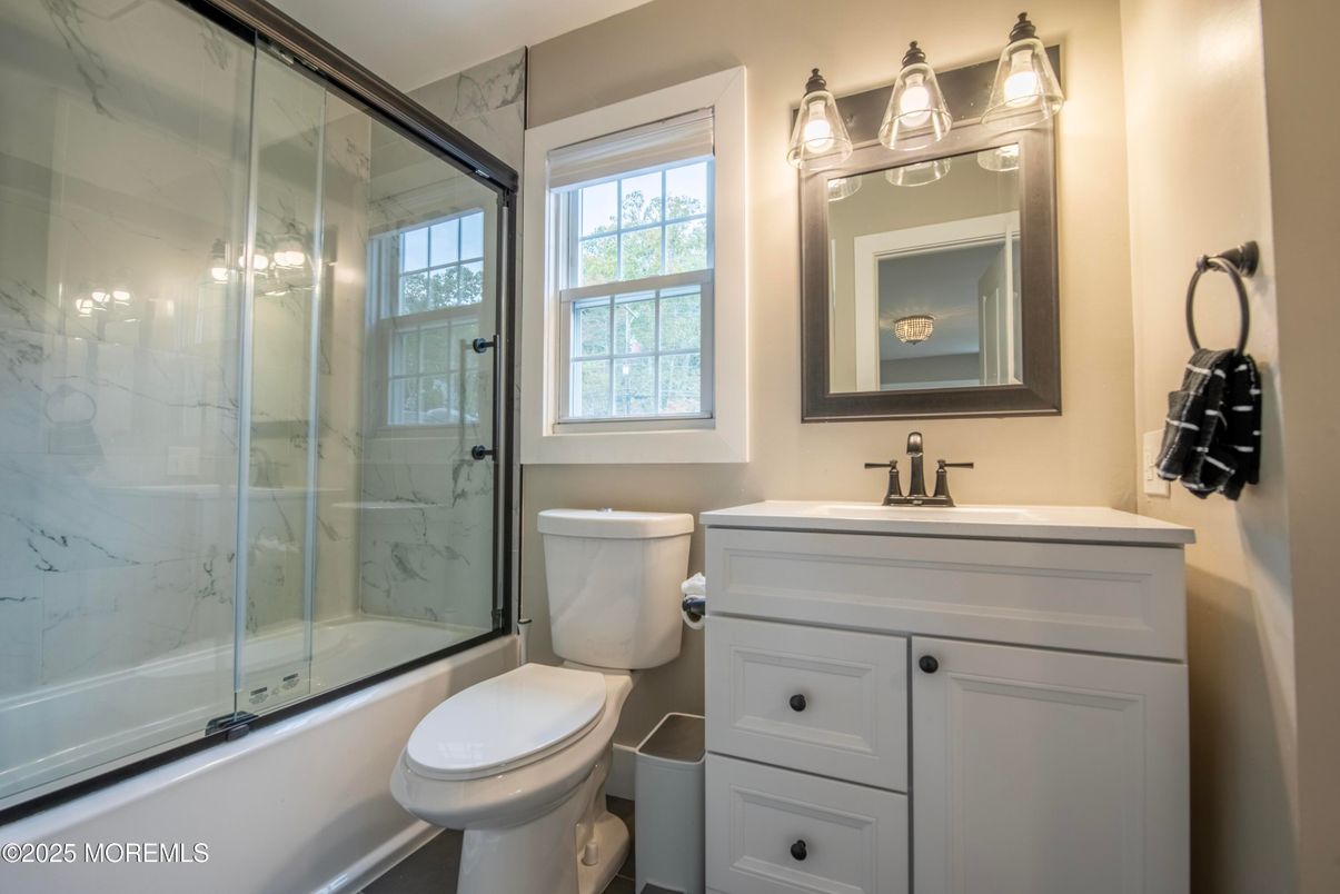 Bathroom, Glass Shower, Interior, Marble Walls