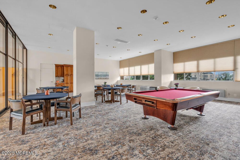 Billiard Table, Dining room, Game Room, Interior, Recessed Lighting