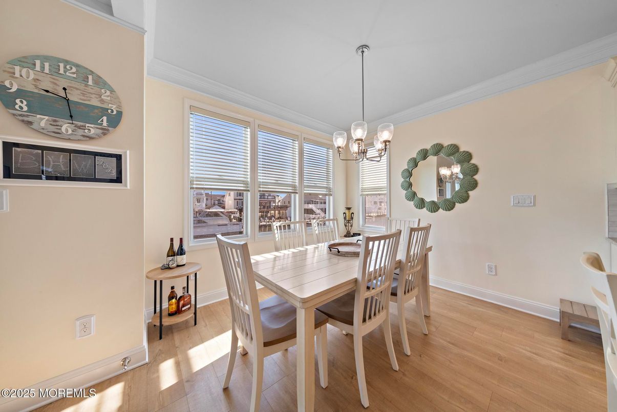 Chandelier, Dining room, Interior, Pendant Lights, Wood Texture Flooring