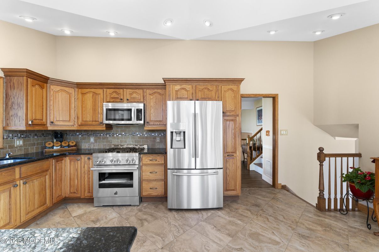 Interior, Kitchen, Recessed Lighting, Stainless Steel Appliances