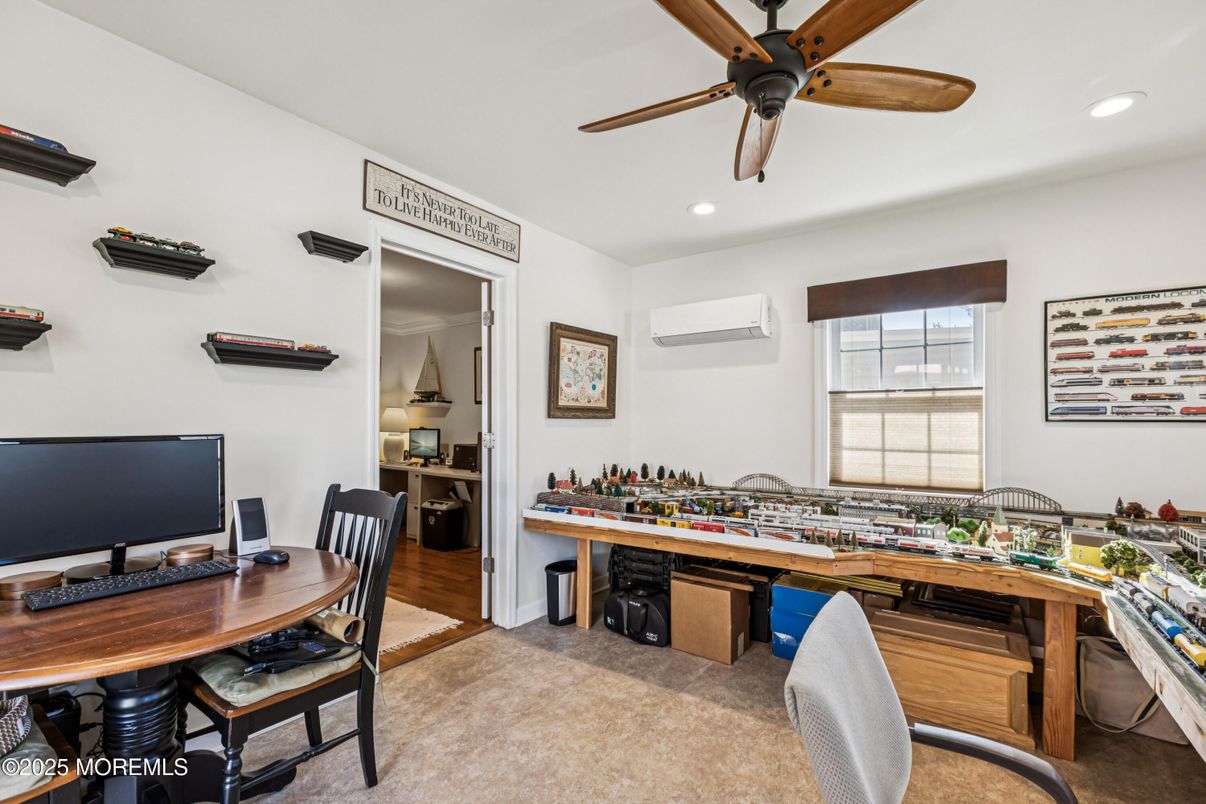 Home Office, Interior, Recessed Lighting