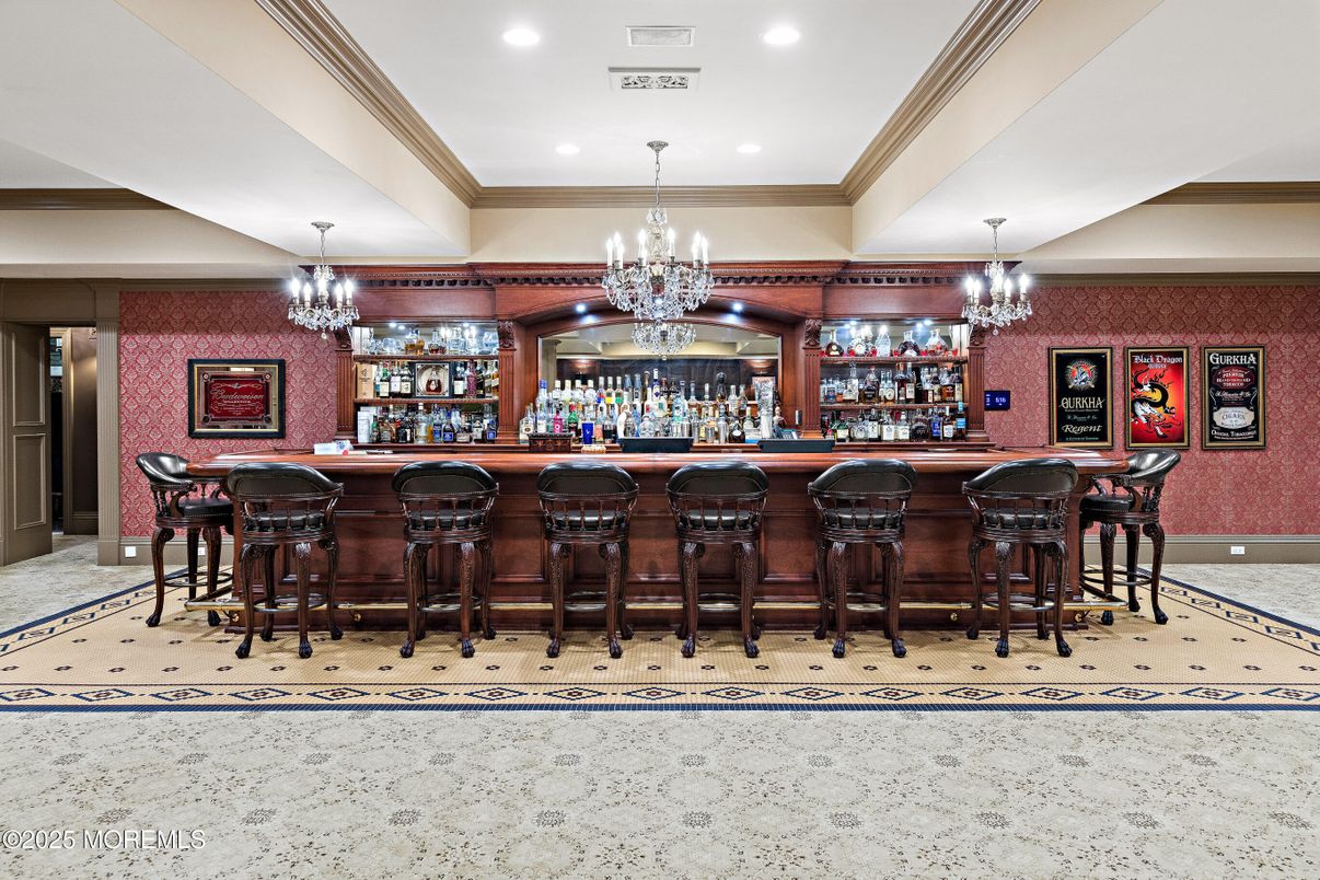 Chandelier, Interior, Recessed Lighting