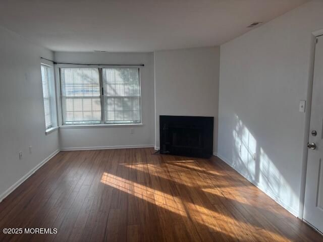Empty room, Fireplace, Interior, Wood Texture Flooring