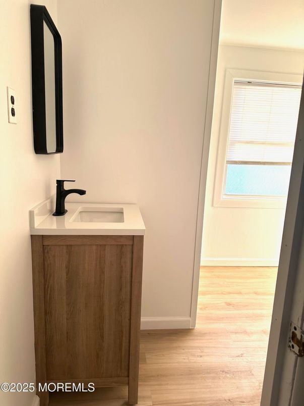 Bathroom, Interior, Wood Texture Flooring