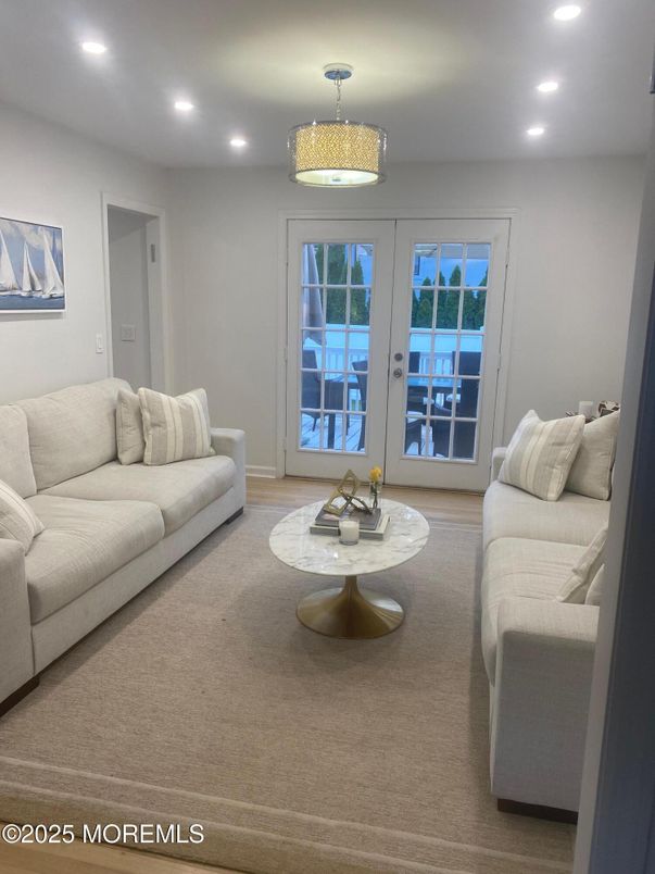 Interior, Living room, Recessed Lighting