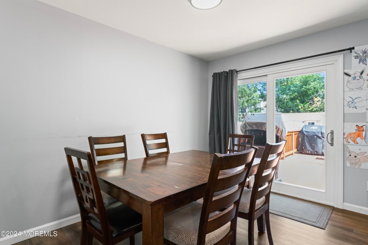 Dining room, Interior, Wood Texture Flooring