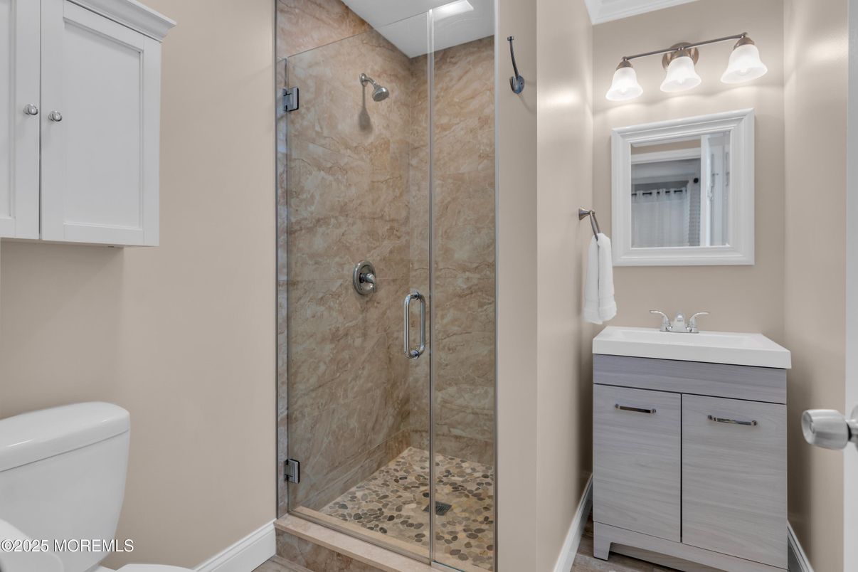 Bathroom, Glass Shower, Interior