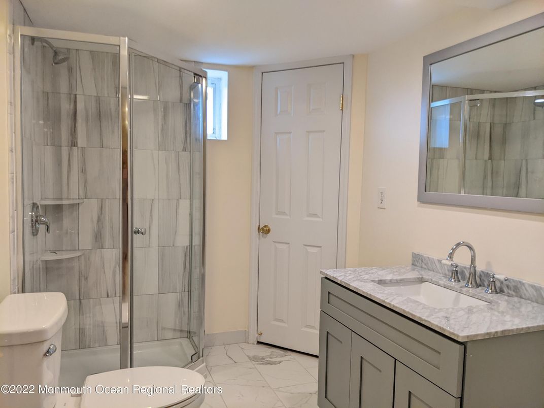 Bathroom, Glass Shower, Interior, Marble
