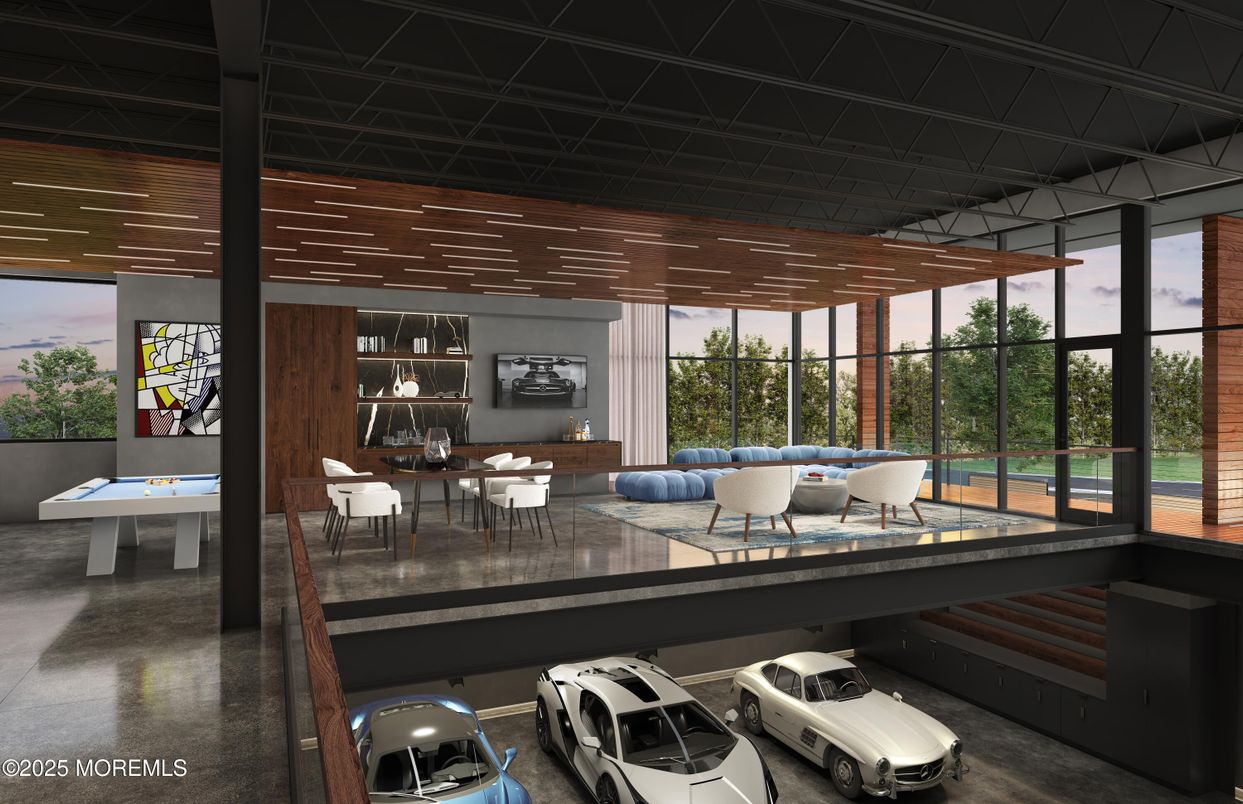 Billiard Table, Dining room, Game Room, Interior