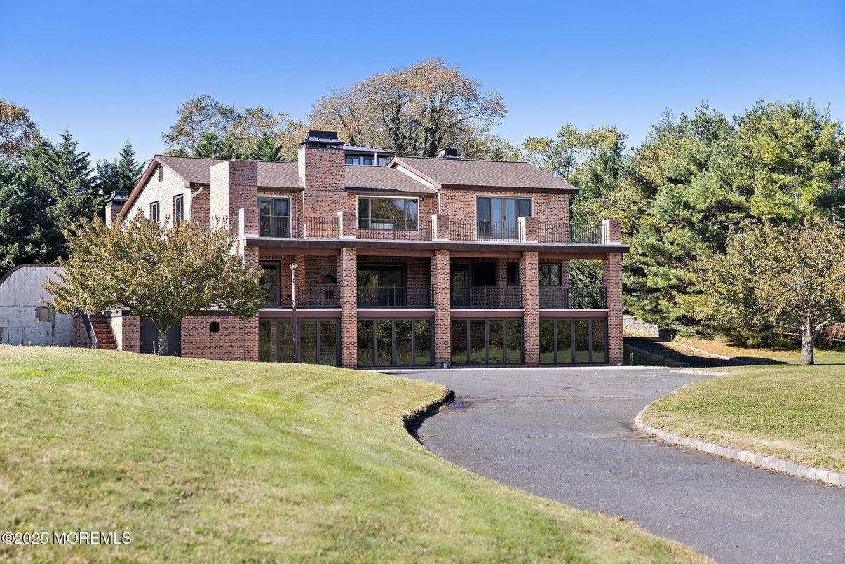 Attached, Exterior, Facade, Brick Facade, French Provincial