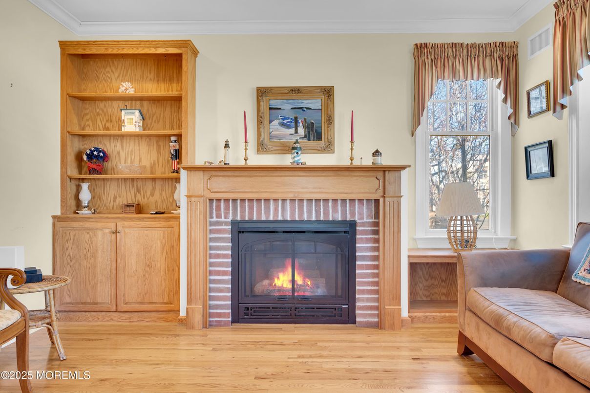 Fireplace, Interior, Wood Texture Flooring