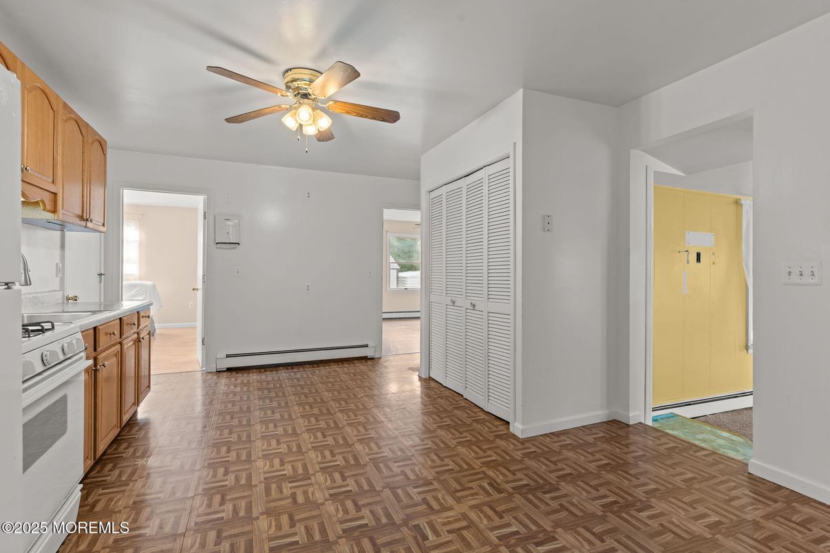 Interior, Kitchen, Wood Texture Flooring