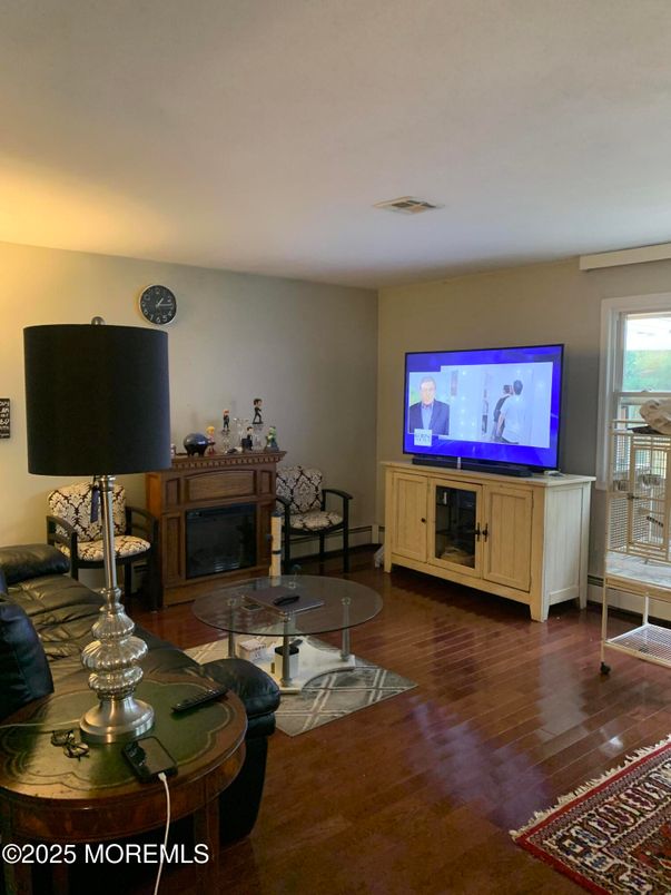Fireplace, Interior, Living room, Wood Texture Flooring