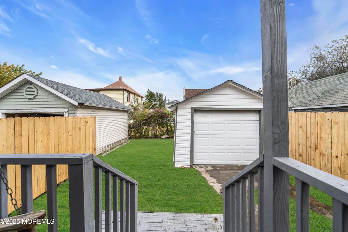 Backyard, Detached Garage, Exterior