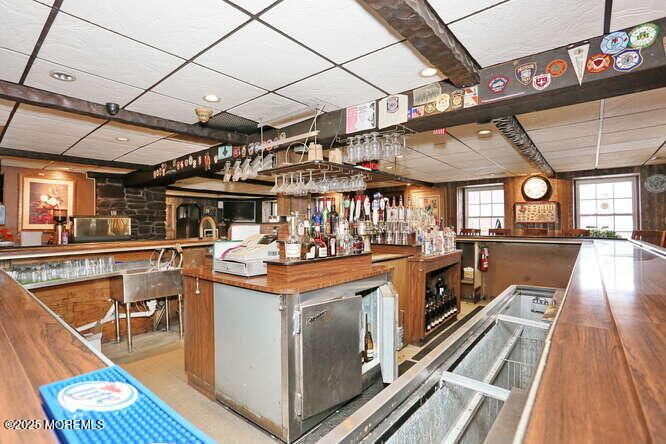 Interior, Recessed Lighting, Stone Walls