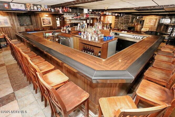 Billiard Table, Interior, Pendant Lights