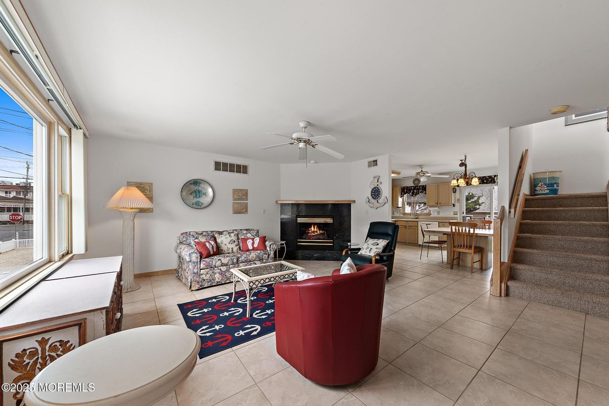 Dining room, Fireplace, Interior, Living room