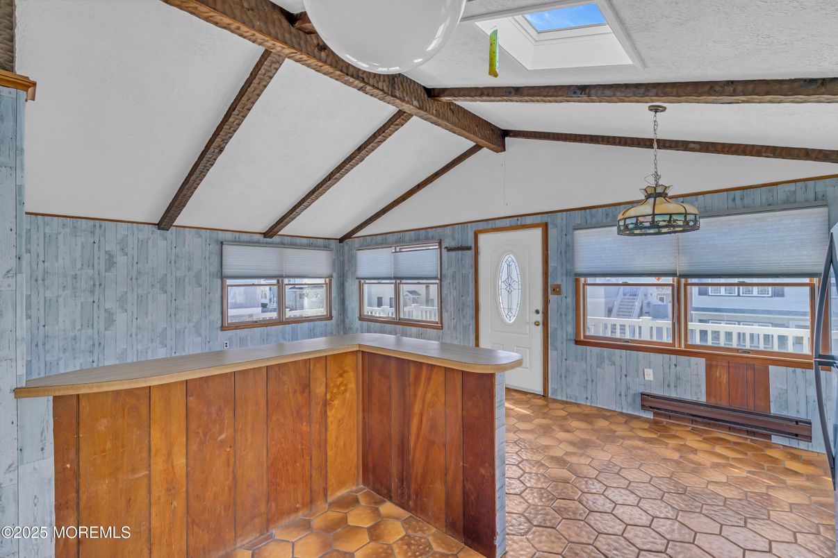 Interior, Pendant Lights, Wooden Beams