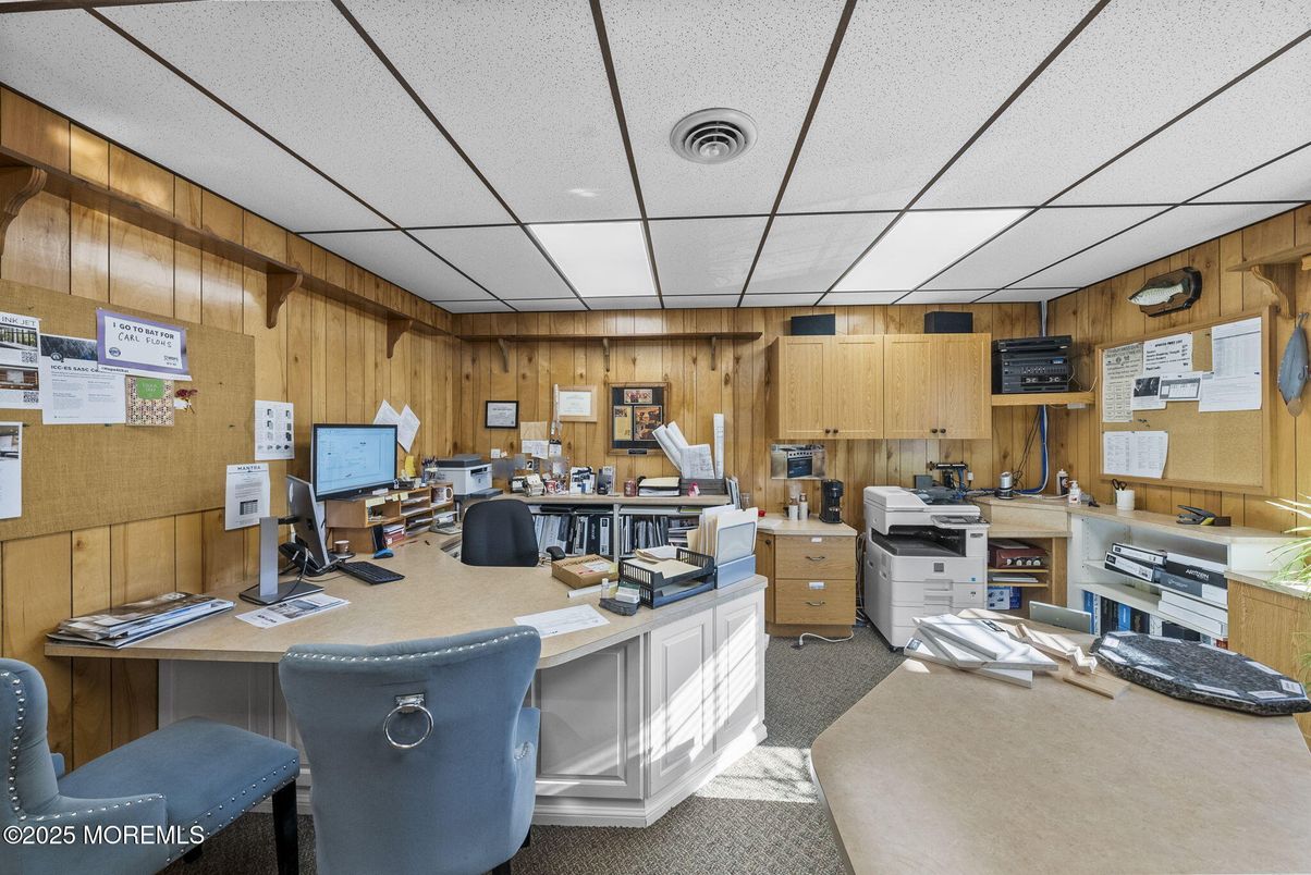 Home Office, Interior, Wooden Walls