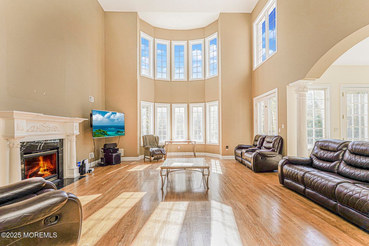 Fireplace, Interior, Living room, Wood Texture Flooring