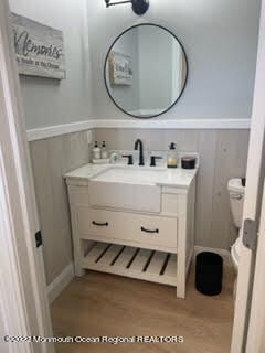 Bathroom, Interior, Wood Texture Flooring
