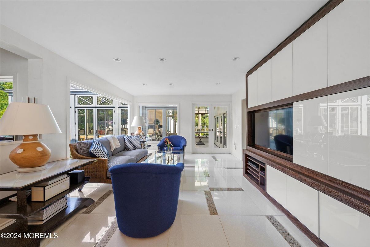 Interior, Living room, Recessed Lighting