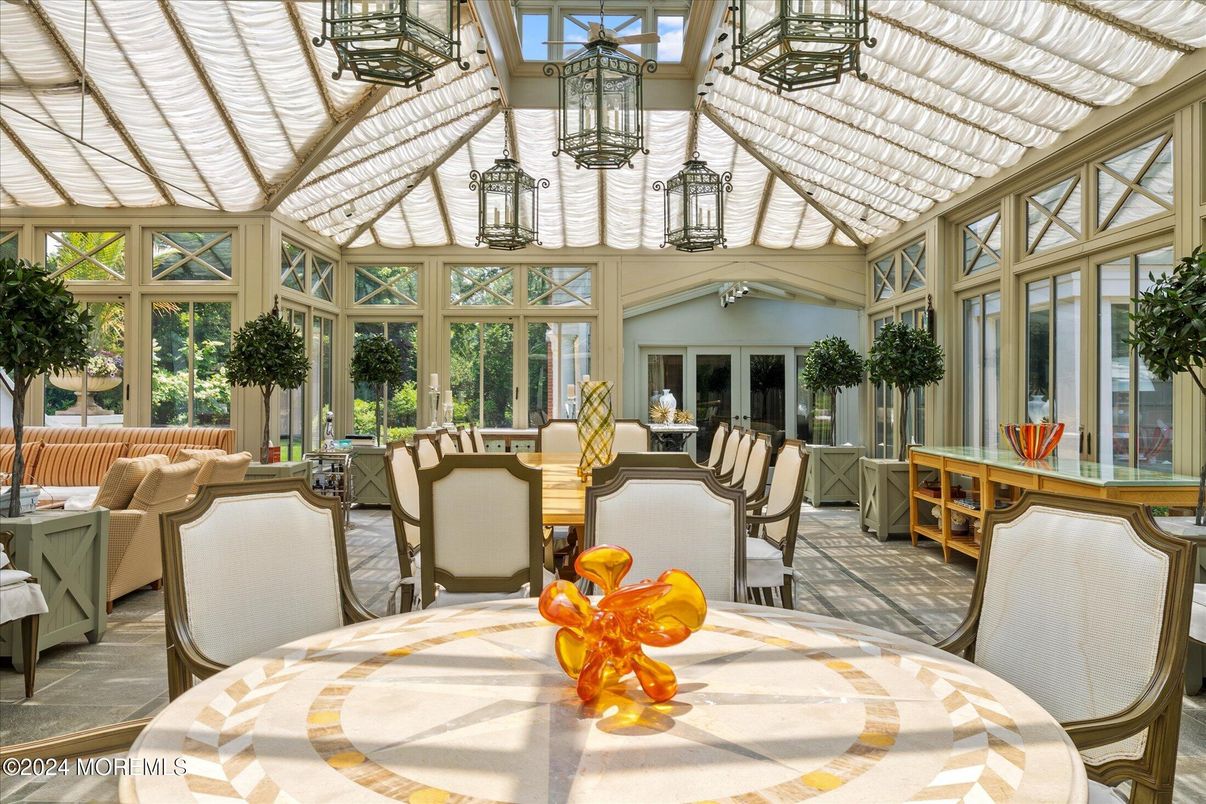Dining room, Glass Ceilings, Interior, Sun Room
