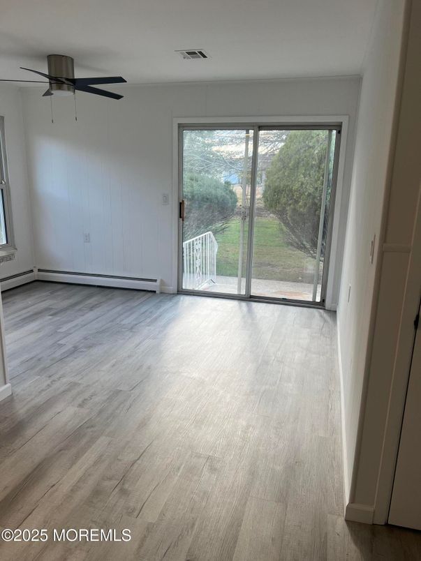 Empty room, Interior, Wood Texture Flooring