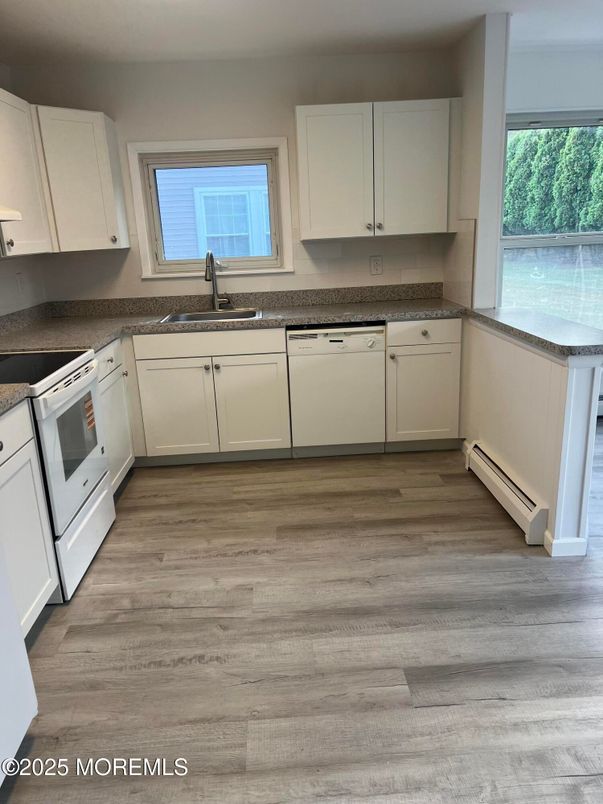 Interior, Kitchen, Wood Texture Flooring