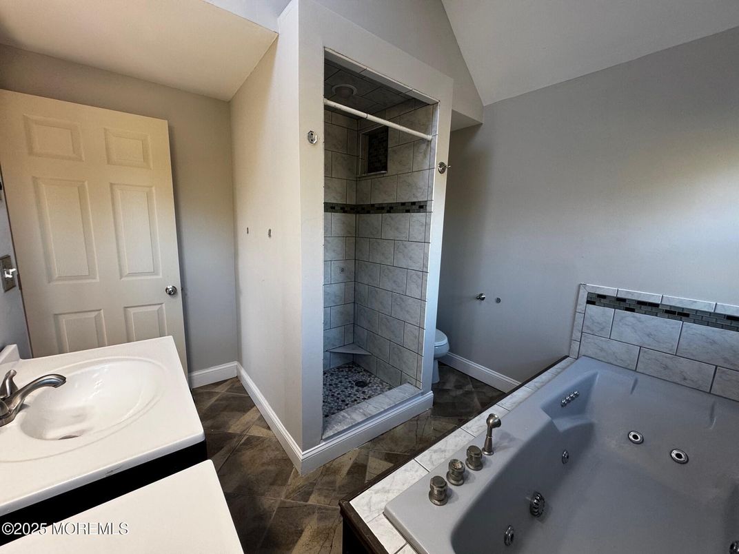 Bathroom, Dual Sink Vanities, Interior, Wood Texture Flooring