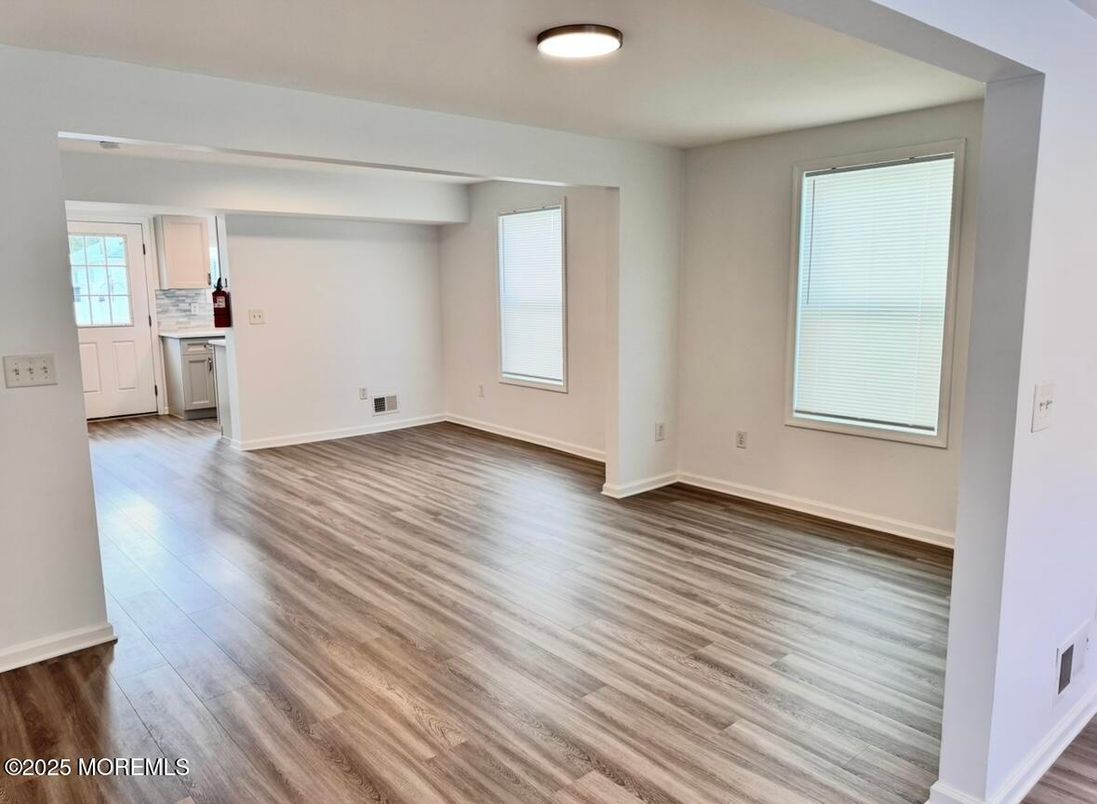 Empty room, Interior, Kitchen, Wood Texture Flooring
