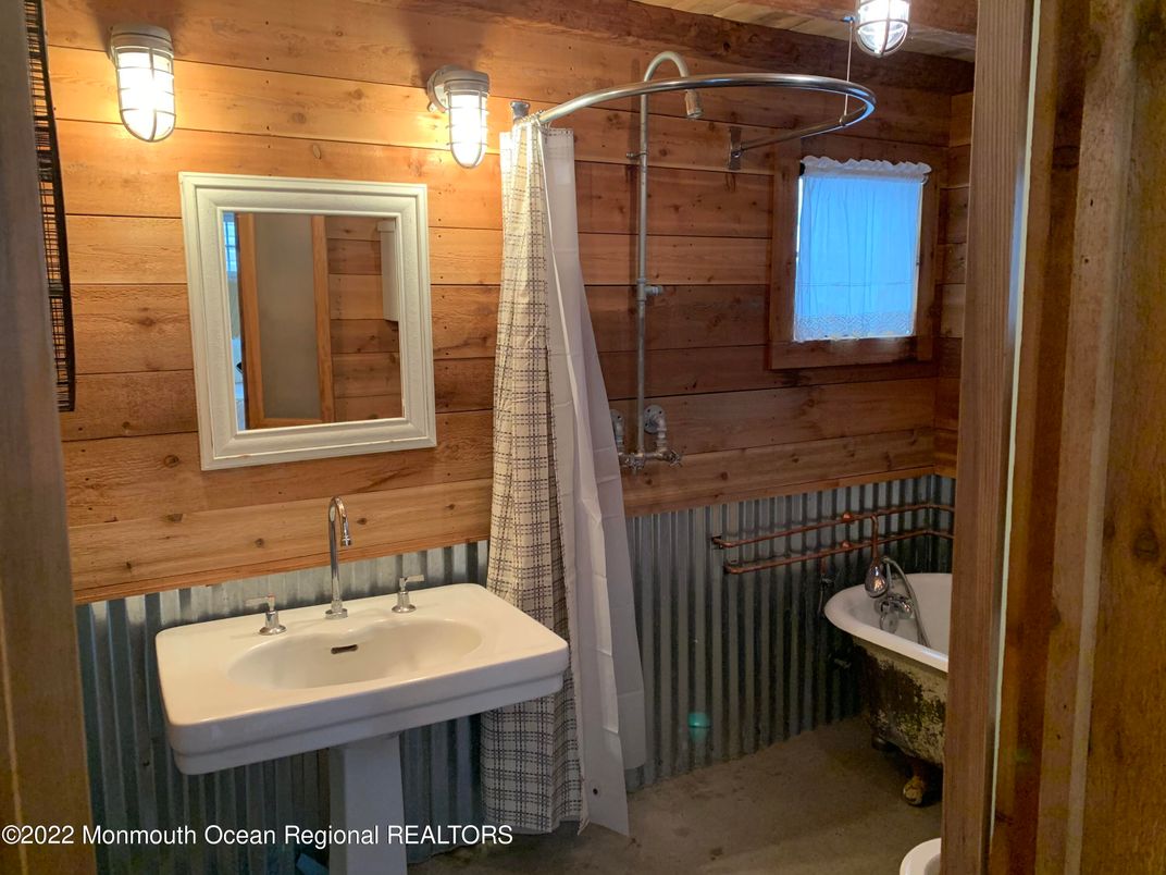 Bathroom, Interior, Wooden Walls