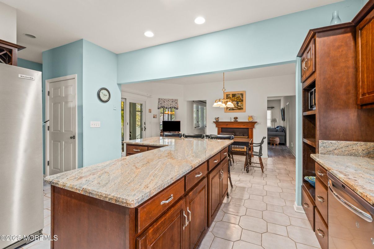 Dining room, Interior, Kitchen, Pendant Lights, Recessed Lighting