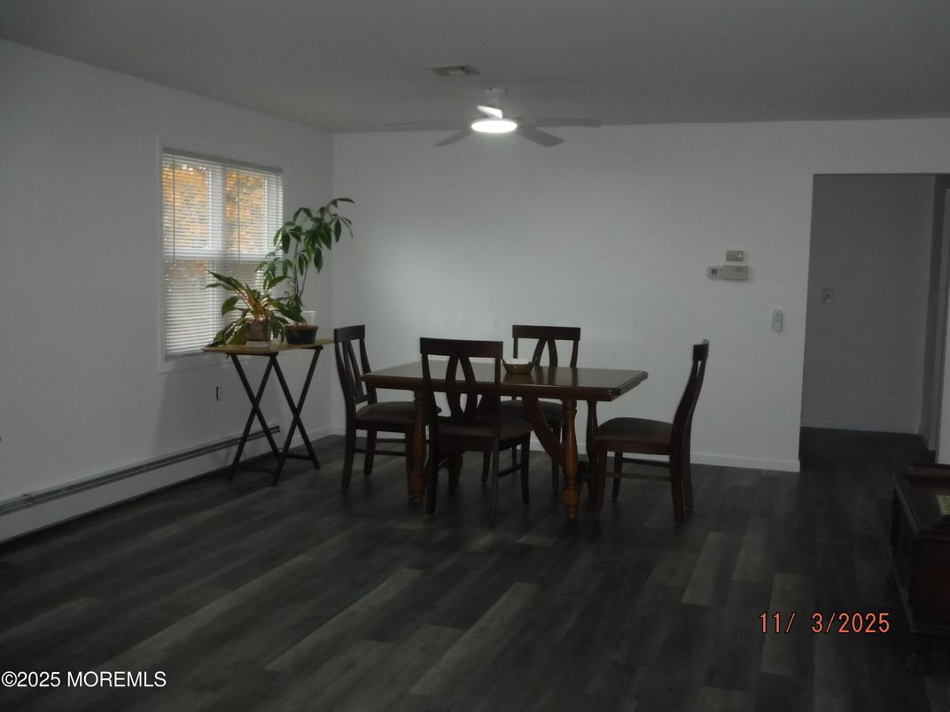 Dining room, Interior, Wood Texture Flooring