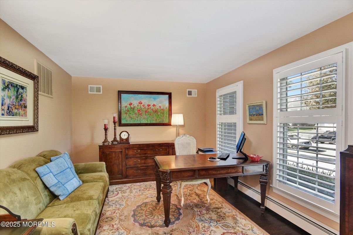 Home Office, Interior, Wood Texture Flooring