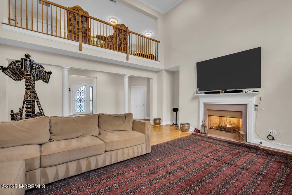 Fireplace, Interior, Living room, Wood Texture Flooring