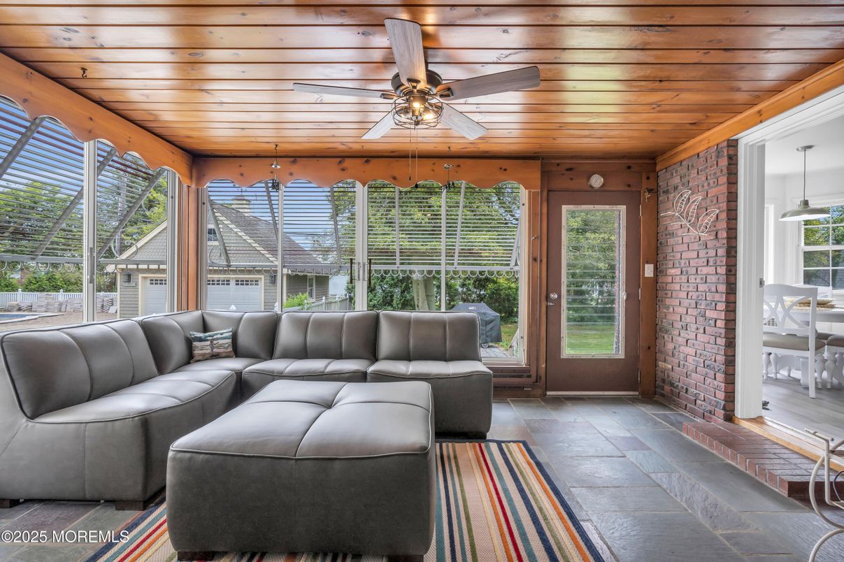 Interior, Living room, Stone Walls, Wooden Ceilings