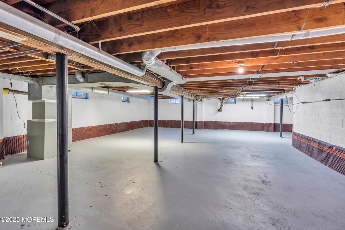 Interior, Stone Walls, Wooden Beams