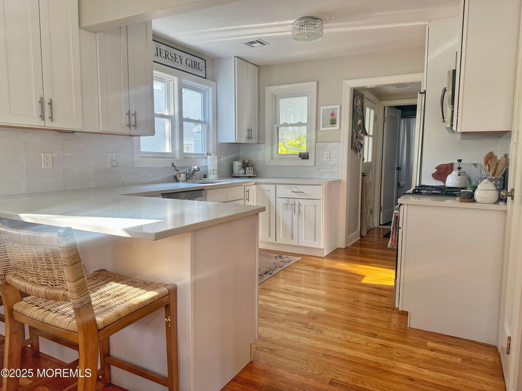 Interior, Kitchen, Wood Texture Flooring