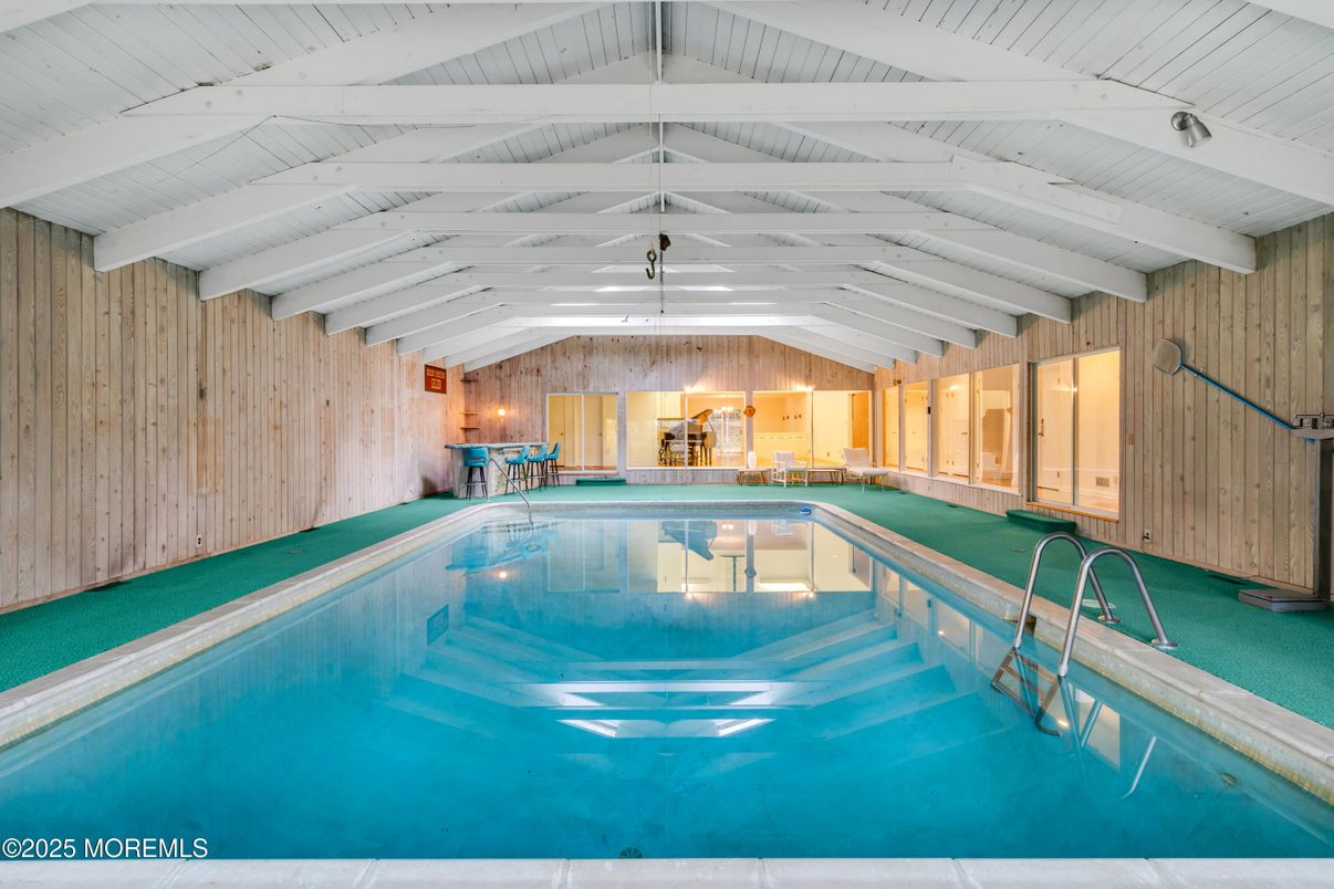 Interior, Pool, Wooden Walls