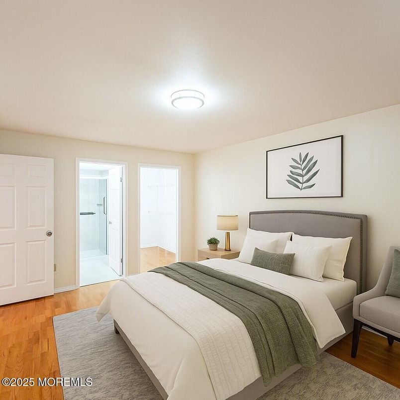 Bedroom, Interior, Wood Texture Flooring