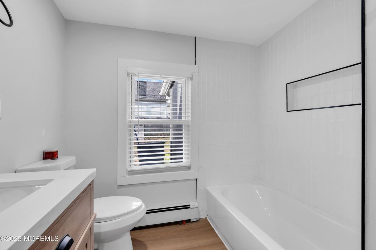Bathroom, Interior, Wood Texture Flooring