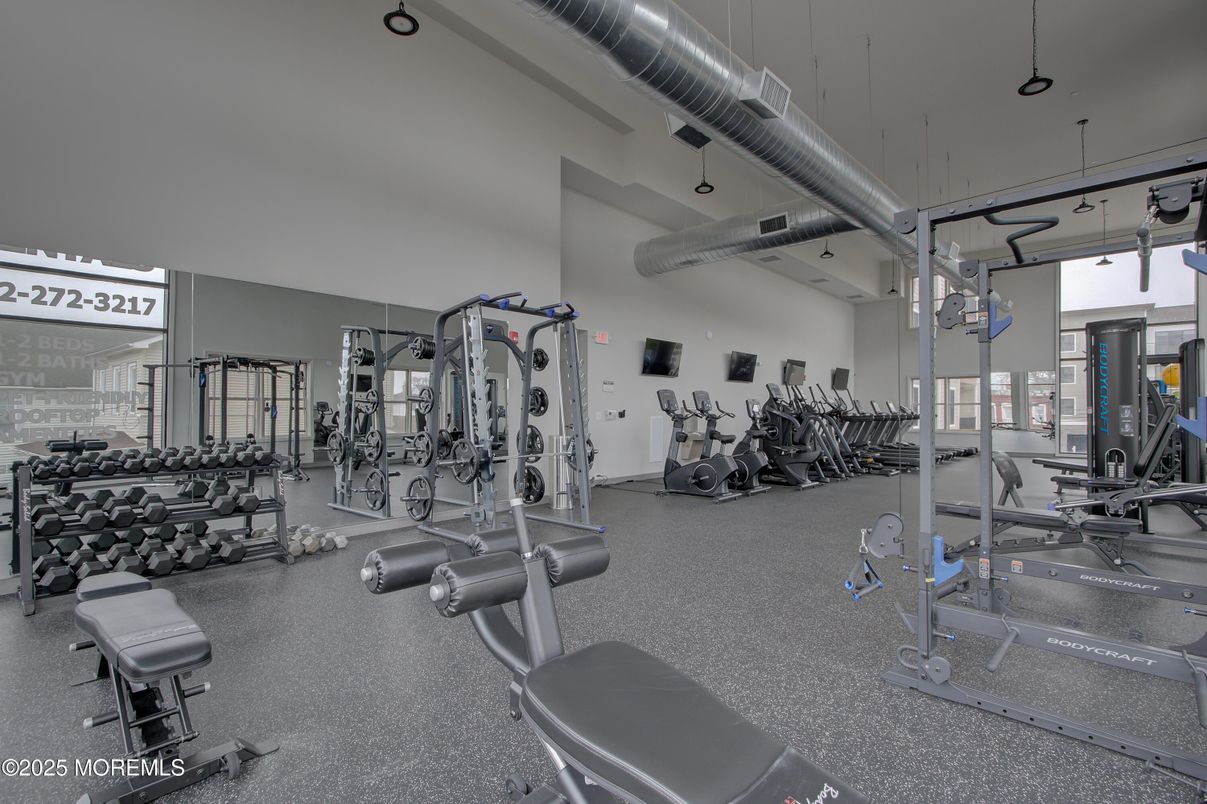 Fitness Equipment, Gym, Interior