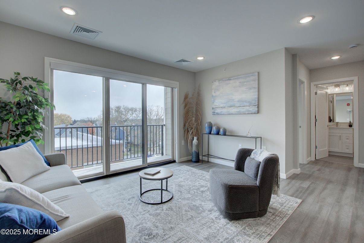 Interior, Living room, Recessed Lighting