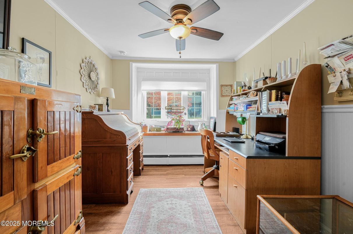 Home Office, Interior, Wood Texture Flooring