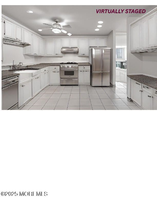 Interior, Kitchen, Recessed Lighting, Stainless Steel Appliances